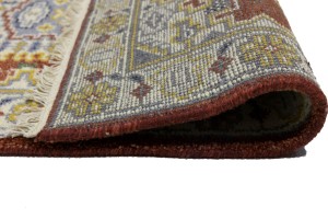 Rusty Red Tribal 3X10 Indo-Viss Oriental Runner Rug