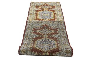 Rusty Red Tribal 3X10 Indo-Viss Oriental Runner Rug