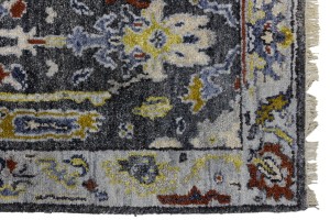 Floral Colorfast 2'6X9'9 Oushak Chobi Oriental Runner Rug
