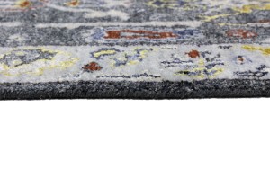 Floral Colorfast 2'6X9'9 Oushak Chobi Oriental Runner Rug