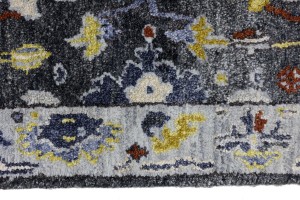 Floral Colorfast 2'6X9'9 Oushak Chobi Oriental Runner Rug