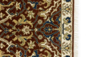 Rust Floral 3X5 Chobi Oriental Rug