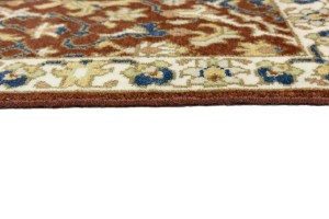 Rust Floral 3X5 Chobi Oriental Rug