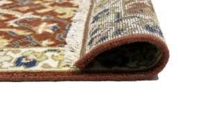 Rust Floral 3X5 Chobi Oriental Rug