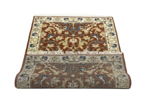 Rust Floral 3X5 Chobi Oriental Rug