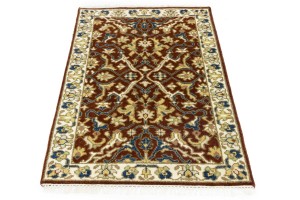 Rust Floral 3X5 Chobi Oriental Rug