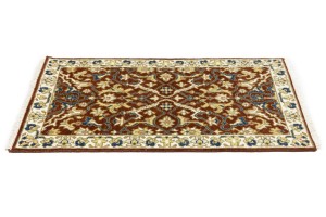 Rust Floral 3X5 Chobi Oriental Rug