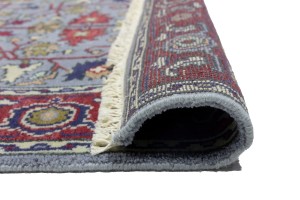 Gray Floral 4X6 Indo-Mahal Oriental Rug