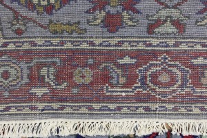 Gray Floral 4X6 Indo-Mahal Oriental Rug