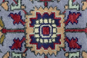 Gray Floral 4X6 Indo-Mahal Oriental Rug