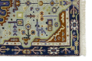Light Gray Tribal 3X5 Heriz Serapi Oriental Rug