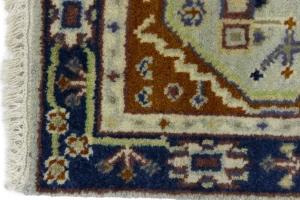 Light Gray Tribal 3X5 Heriz Serapi Oriental Rug