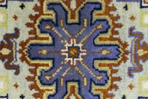 Light Gray Tribal 3X5 Heriz Serapi Oriental Rug