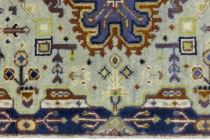 Light Gray Tribal 3X5 Heriz Serapi Oriental Rug