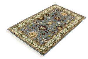 Gray Floral 3X5 Chobi Oriental Rug