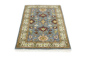 Gray Floral 3X5 Chobi Oriental Rug
