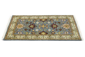 Gray Floral 3X5 Chobi Oriental Rug