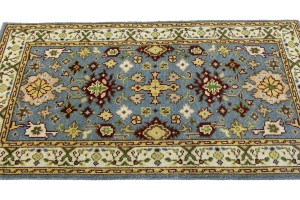Gray Floral 3X5 Chobi Oriental Rug