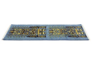 Blue Pictorial Tribal 3X6 Oriental Rug