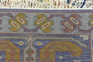 3X6 Navy Blue Geometric 2'6 x 5'11 Kazak Oriental Rug