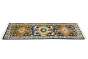 3X6 Navy Blue Geometric 2'6 x 5'11 Kazak Oriental Rug