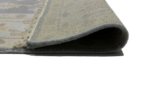 Gray Floral 8X10 Oushak Chobi Oriental Rug