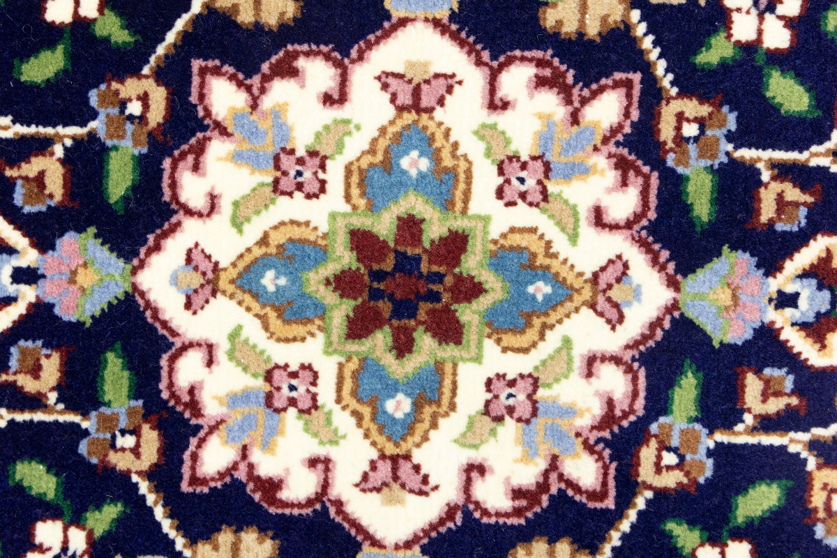Magic Rugs Navy & Maroon Floral 3x4 Kirman Oriental Rug