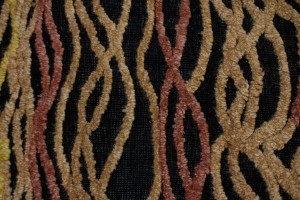 Multicolored Abstract Waves 6X8 Modern Rug