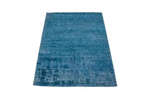 Blue Abstract 6X8 Modern Oriental Rug