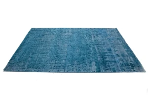 Blue Abstract 6X8 Modern Oriental Rug