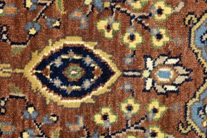 Rust Floral 4X6 Sarouk Goravan Heriz Oriental Rug