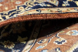 Rust Floral 4X6 Sarouk Goravan Heriz Oriental Rug