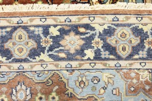 Rust Floral 4X6 Sarouk Goravan Heriz Oriental Rug
