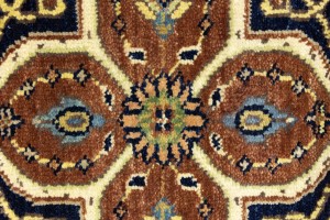 Rust Floral 4X6 Sarouk Goravan Heriz Oriental Rug