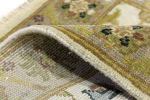 Cream Floral Osh Chobi 2X3 Peshawar Oriental Rug