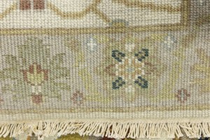 Cream Floral Osh Chobi 2X3 Peshawar Oriental Rug