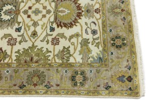 Cream Floral Osh Chobi 4X6 Peshawar Oriental Rug