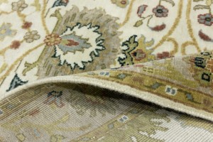 Cream Floral Osh Chobi 4X6 Peshawar Oriental Rug