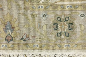 Cream Floral Osh Chobi 4X6 Peshawar Oriental Rug