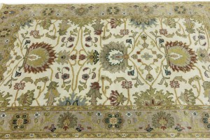 Cream Floral Osh Chobi 4X6 Peshawar Oriental Rug