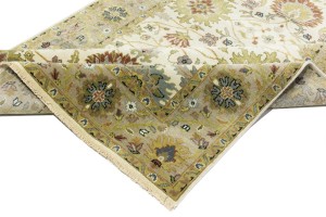 Cream Floral Osh Chobi 6X9 Peshawar Oriental Rug