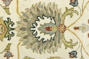 Cream Floral Osh Chobi 6X9 Peshawar Oriental Rug
