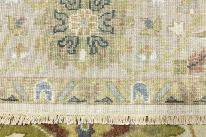 Cream Floral Osh Chobi 8X10 Peshawar Oriental Rug