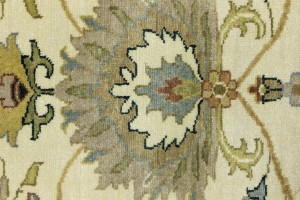 Cream Floral Osh Chobi 8X10 Peshawar Oriental Rug