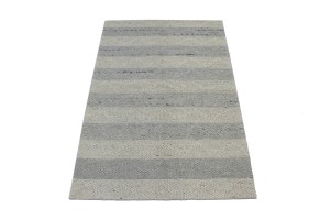 Stripes Hand-Tufted 5X8 Modern Oriental Rug