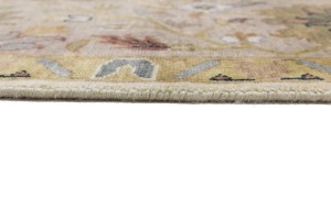 Cream Floral Osh Chobi 10X14 Peshawar Oriental Rug