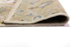 Cream Floral Osh Chobi 10X14 Peshawar Oriental Rug
