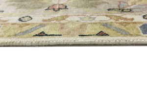Cream Floral Osh Chobi 12X15 Peshawar Oriental Rug