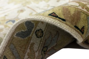 Cream Floral Osh Chobi 12X15 Peshawar Oriental Rug