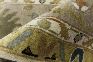 Cream Floral Osh Chobi 12X15 Peshawar Oriental Rug